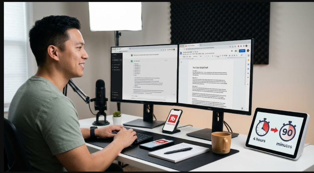 AI youtube script writer
