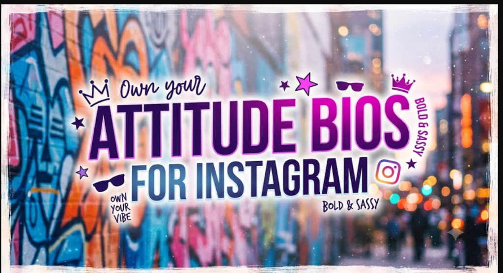 attitude bios for instagram