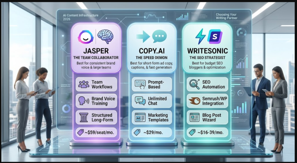jasper vs copy.ai vs writesonic