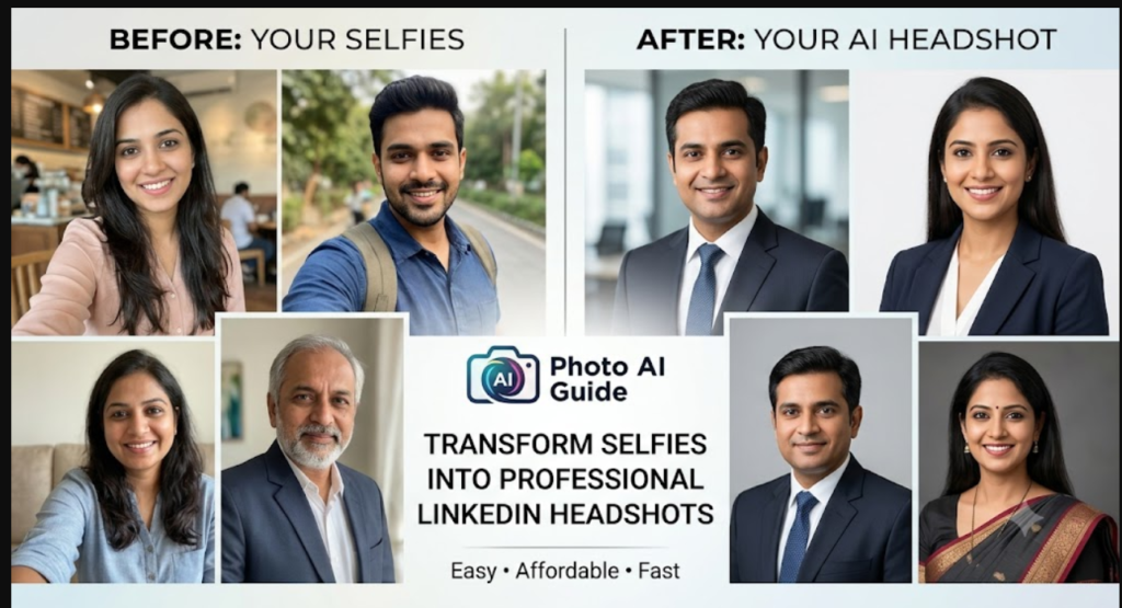 AI headshots for LinkedIn India